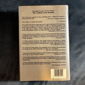 Clear and Present Danger by Tom Clancy 1989 First Edition First Printing Fine/Near Fine image 6