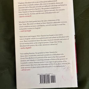 Vladislav Khodasevich Ausgewählte Gedichte Erste Ausgabe Zweisprachig Hardcover Bild 3