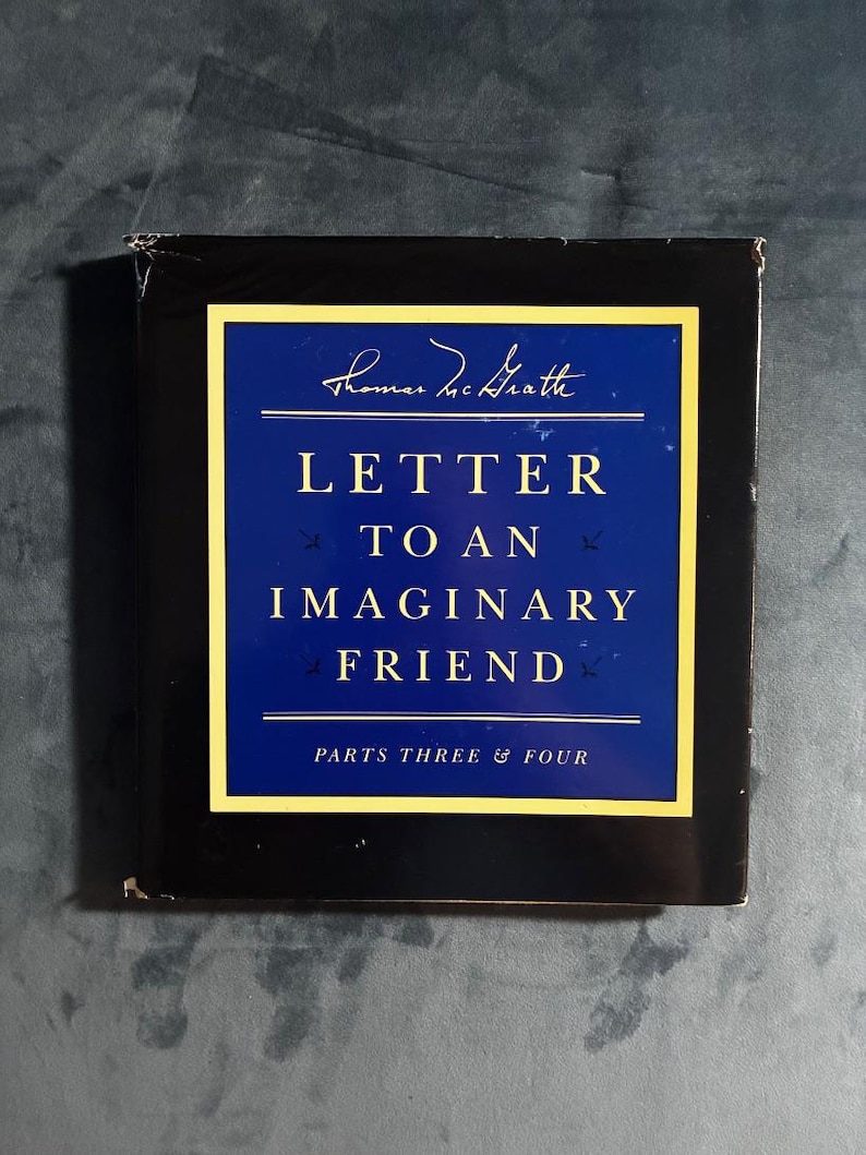 Letter to an Imaginary Friend: Parts Three & Four by Thomas McGrath First Edition Fine/Near Fine Hardcover image 1
