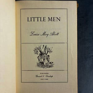 Little Men by Louisa May Alcott Grosset & Dunlap Edition Very Good/Good Hardcover image 4