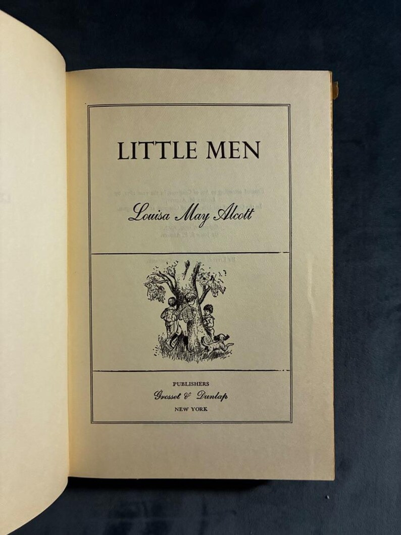 Little Men by Louisa May Alcott Grosset & Dunlap Edition Very Good/Good Hardcover image 4