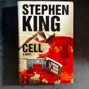 Cell by Stephen King 2006 First Edition First Printing Near Fine/VG+ image 1