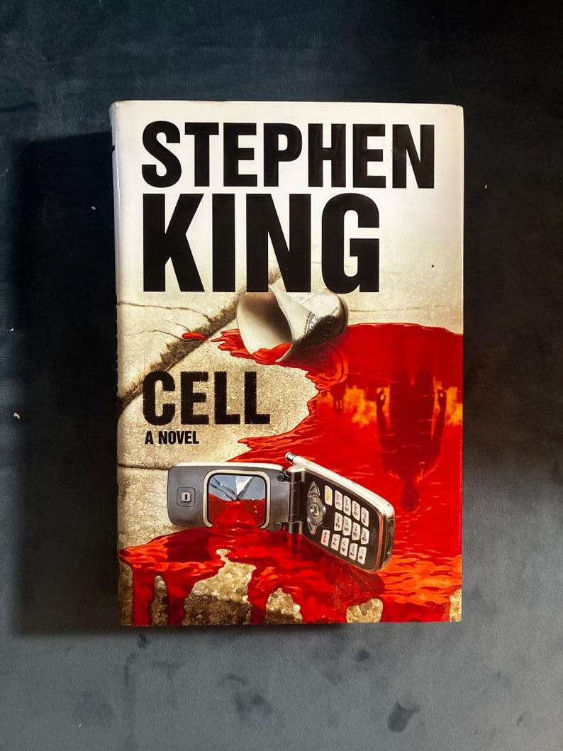Cell by Stephen King 2006 First Edition First Printing Near Fine/VG+ image 1