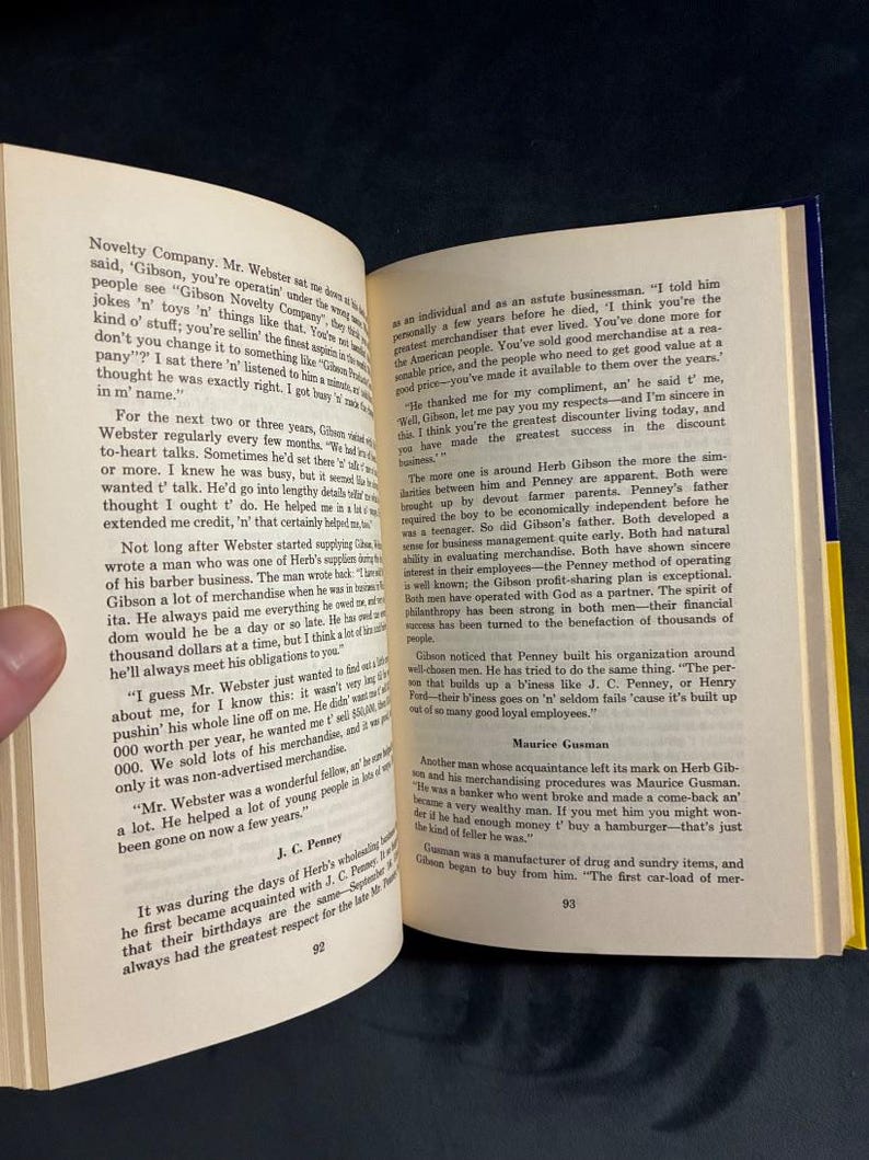 This Man Gibson Robert W. Lawrence Signed by Herb (HR) Gibson 1st Edition 1st Printing image 8