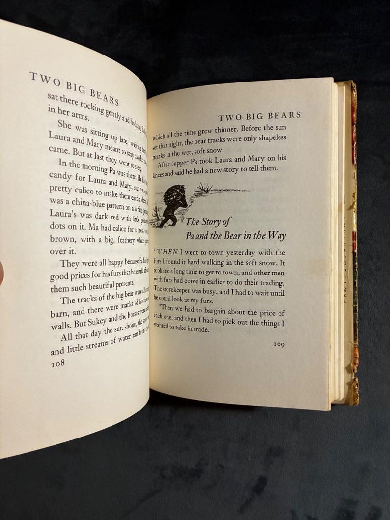 Little House in the Big Woods: Laura Ingalls Wilder Book Club Edition (Hardcover) image 3