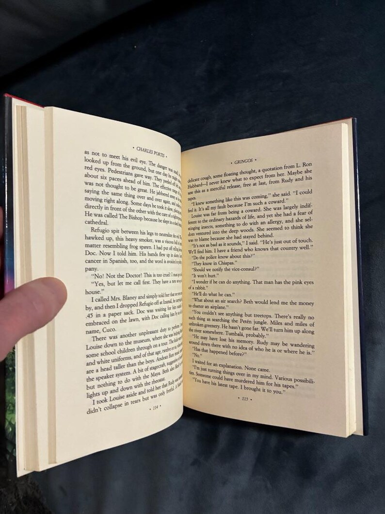 Gringos by Charles Portis 1991 First Edition First Printing Fine/Near Fine Hardcover image 5