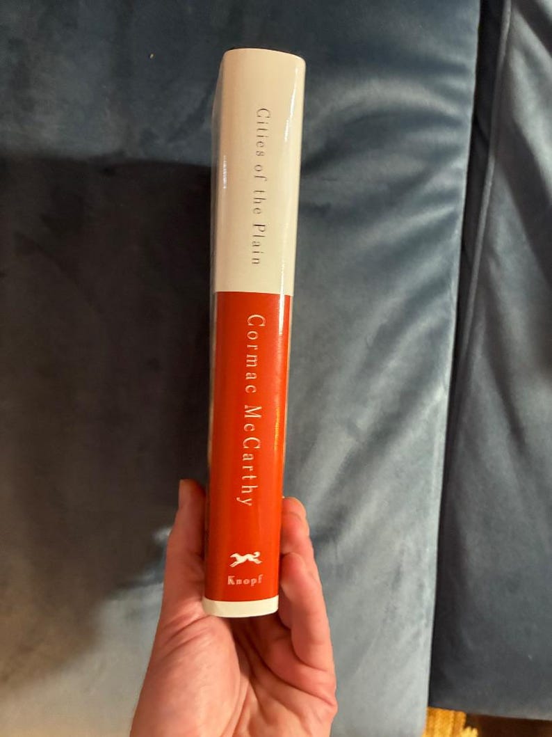 Ciudades de la llanura, de Cormac McCarthy, 1998. Primera edición, primera impresión. Excelente/Casi excelente estado. imagen 7