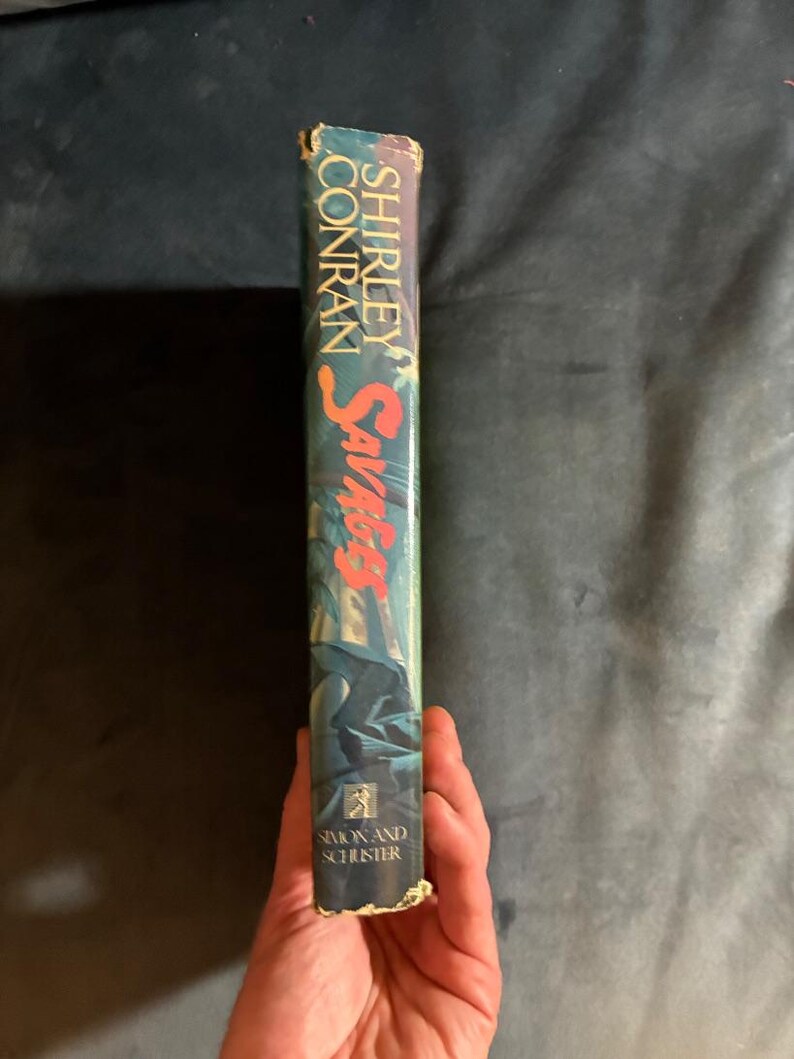 Savages by Shirley Conran 1987 Simon and Schuster Edition Very Good/Very Good image 6