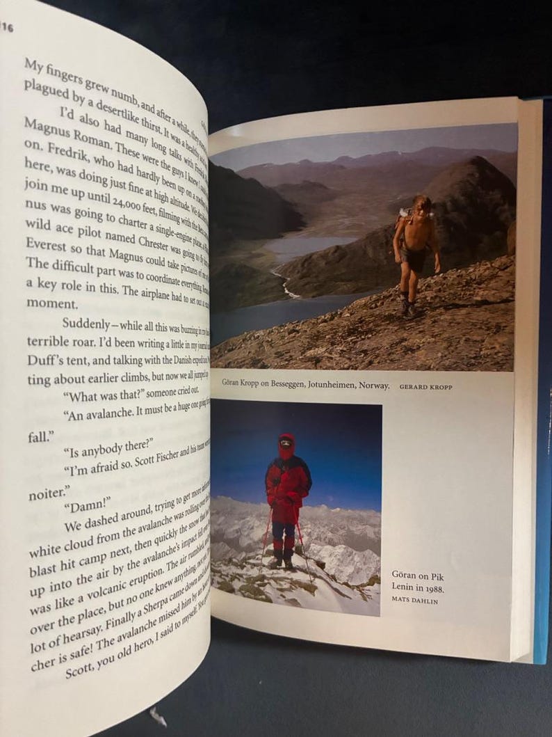 Ultimate High: My Everest Odyssey by Göran Kropp with David Lagercrantz 1999 First Edition Second Printing Near Fine/Very Good image 6
