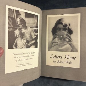 Letters Home av Sylvia Plath (redigerad av Aurelia Schober Plath) 1975 Första upplagan Första trycket Nästan bra/Mycket bra bild 3