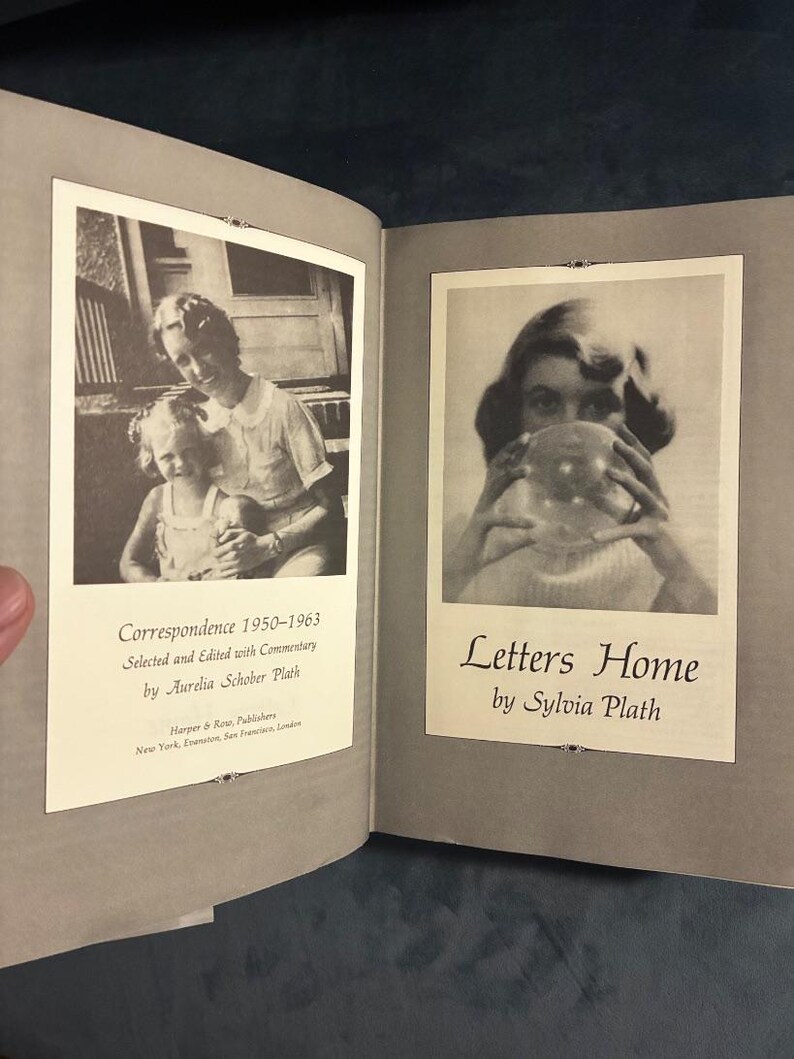 Letters Home av Sylvia Plath (redigerad av Aurelia Schober Plath) 1975 Första upplagan Första trycket Nästan bra/Mycket bra bild 3