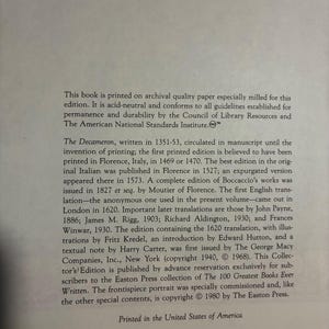 Dekameron Giovanniego Boccaccia Wydanie Easton Press w twardej oprawie zdjęcie 5