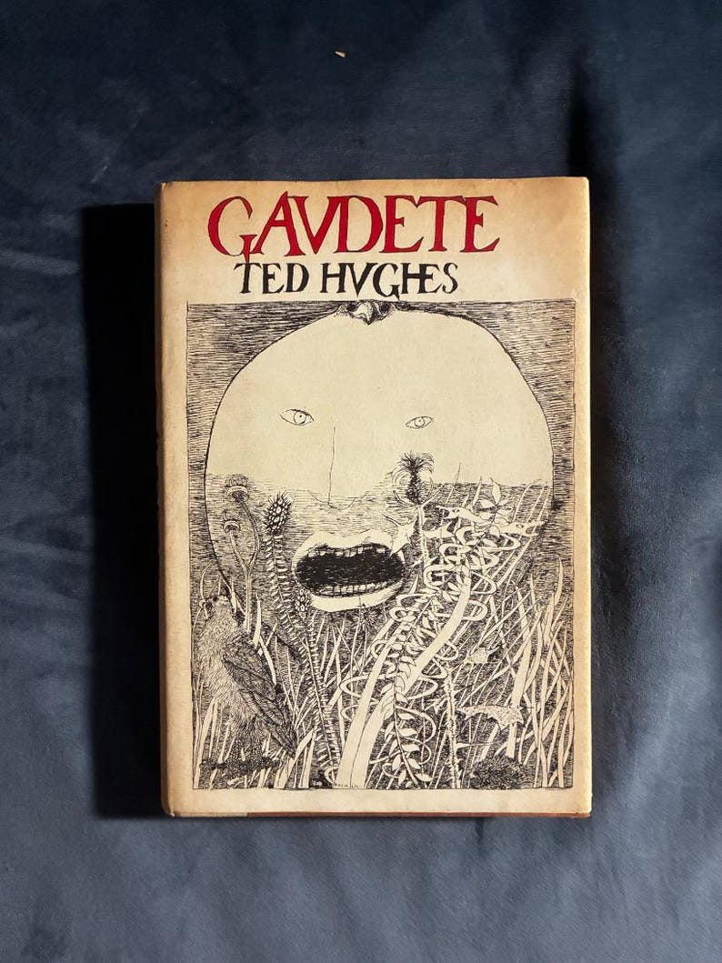 Gaudete de Ted Hughes, 1977. Primera edición, primera impresión. Casi perfecto/Muy bueno. imagen 1