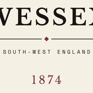 Wessex Literary Pennant | Thomas Hardy English Countryside Book Lover Decor image 10