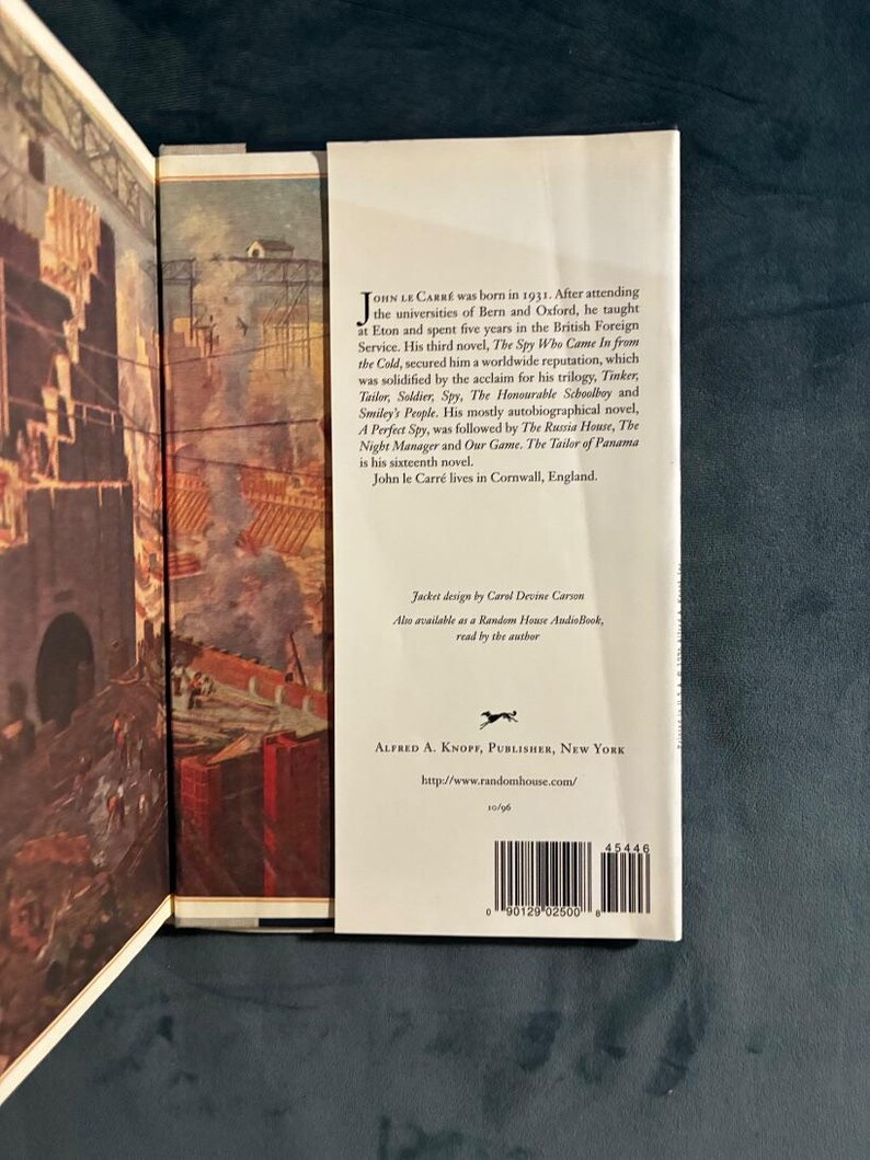 Krawiec z Panamy Johna le Carré Pierwsze wydanie Pierwsze wydanie Prawie doskonały/bardzo dobry Oprawa twarda zdjęcie 3