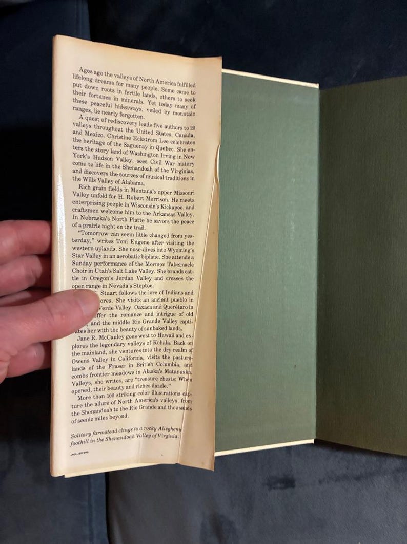 Het verkennen van de valleien van Amerika: van de Shenandoah tot de Rio Grande, door de National Geographic Society, 1984, eerste editie. In bijna perfecte/zeer goede staat. afbeelding 2