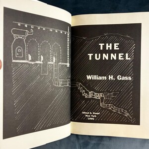 El túnel de William H. Gass, 1995, primera edición, primera impresión, casi perfecto/casi perfecto imagen 3