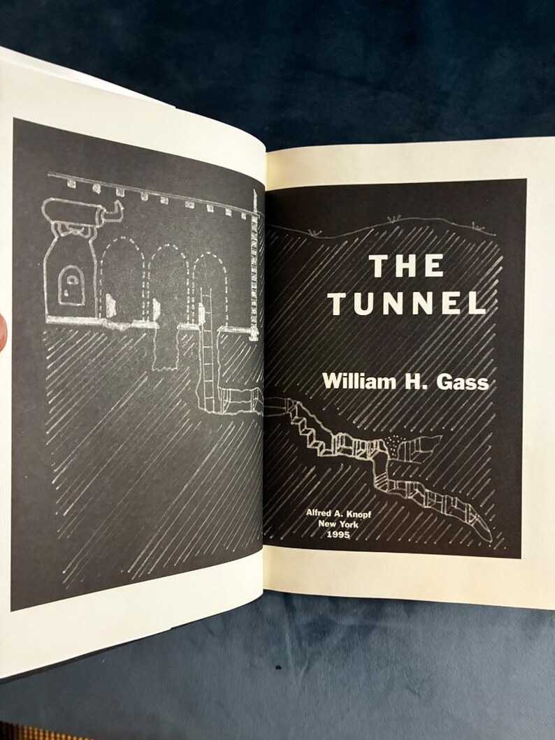 El túnel de William H. Gass, 1995, primera edición, primera impresión, casi perfecto/casi perfecto imagen 3