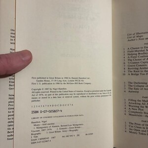 Monty, colección de 3 volúmenes (Marshall Montgomery) de Nigel Hamilton. Primera edición, primera impresión. Tapa dura. En muy buen estado. imagen 10
