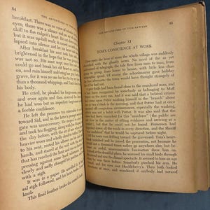 The Adventures of Tom Sawyer by Mark Twain 1944 Whitman Publishing Co.,, Wisconsin Edition Good image 6