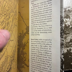 Gettysburg: La furia final de Bruce Catton, 1974, primera edición, tercera impresión, casi perfecto/casi perfecto imagen 8