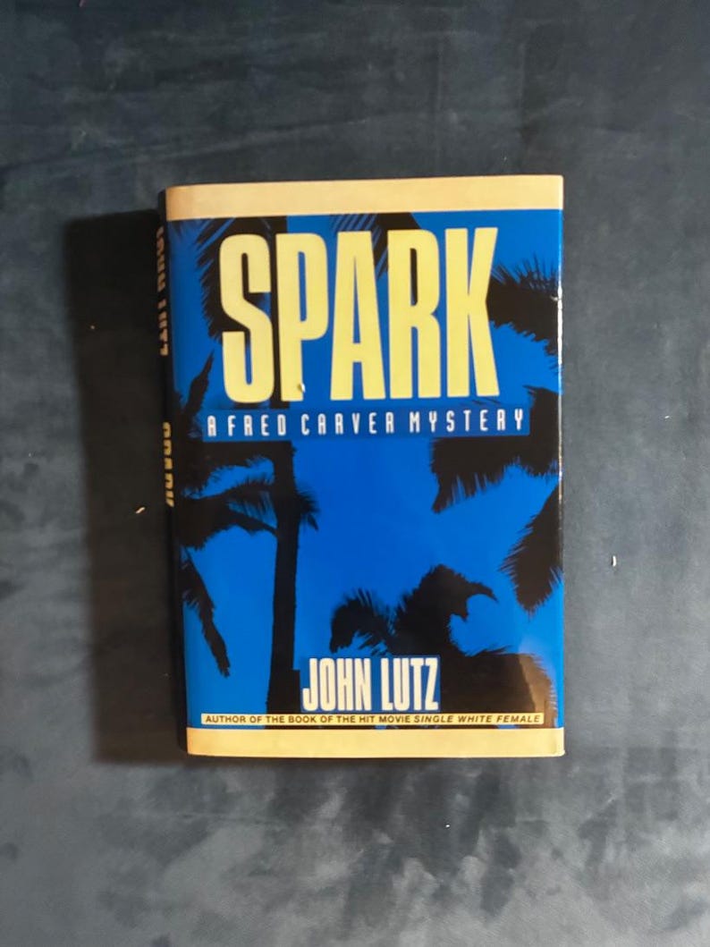 Spark de John Lutz, 1993, Primera edición, Primera impresión, Casi perfecto/Casi perfecto imagen 1