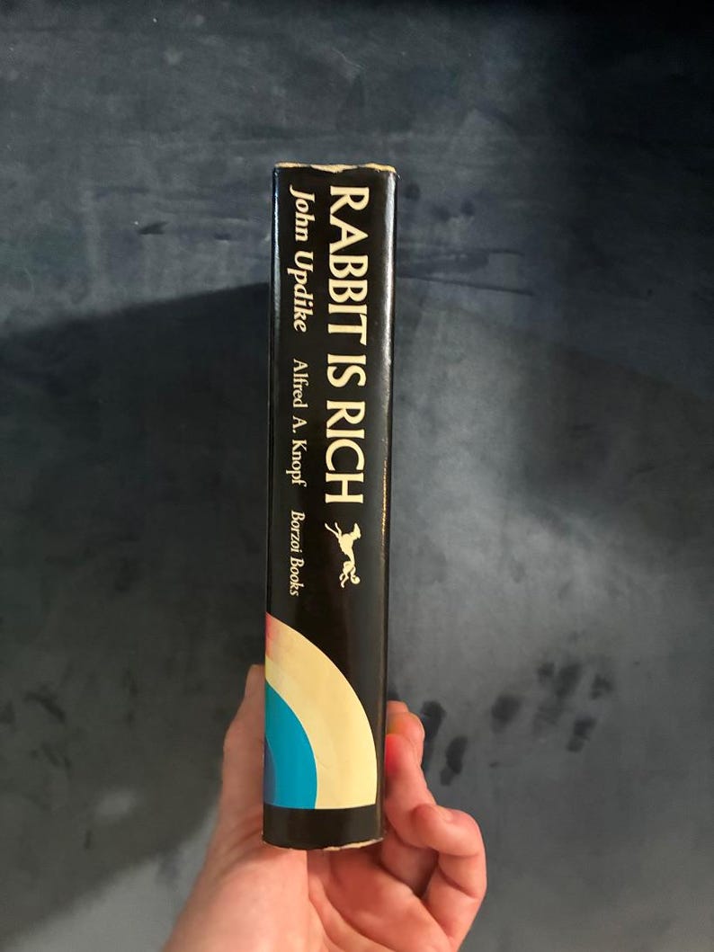 Rabbit Is Rich by John Updike First Edition First Printing Near Fine/Very Good Hardcover image 5