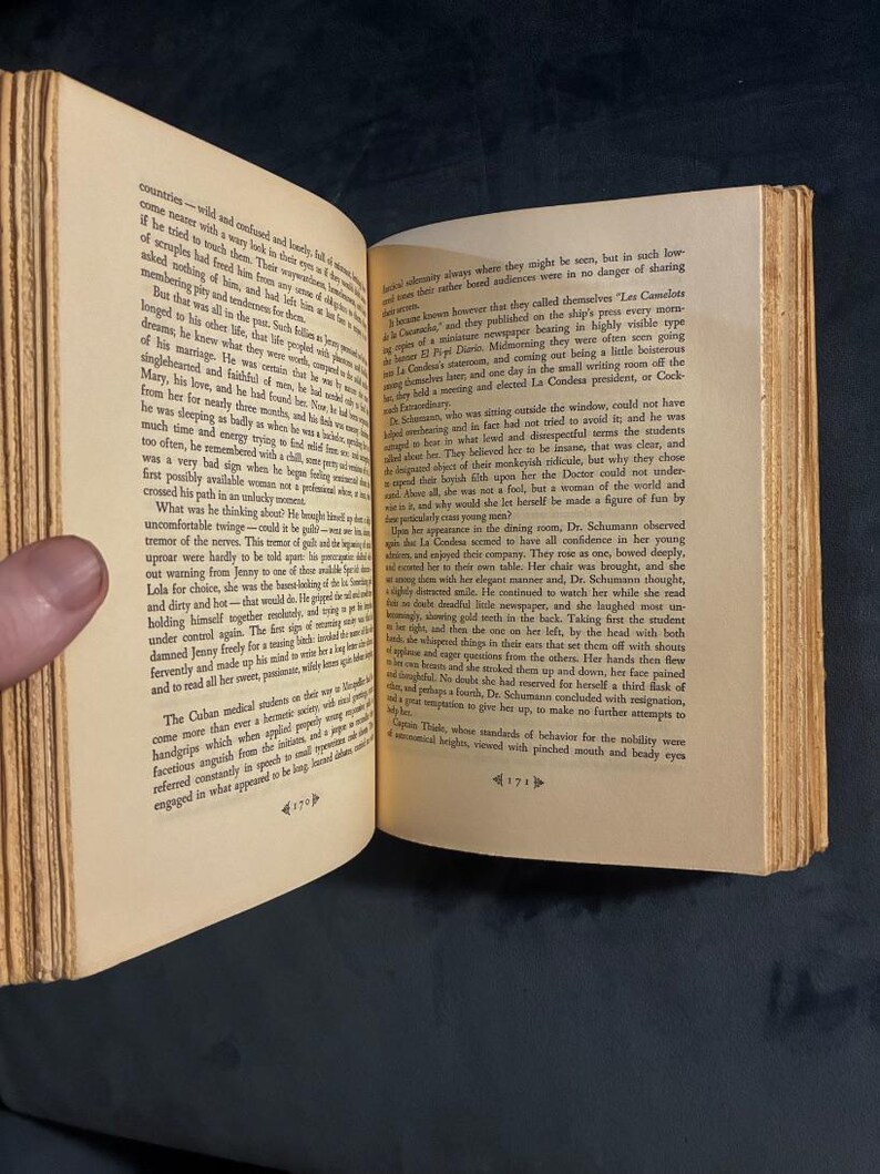 Ship of Fools by Katherine Anne Porter First Edition First Printing Very Good/Good image 8