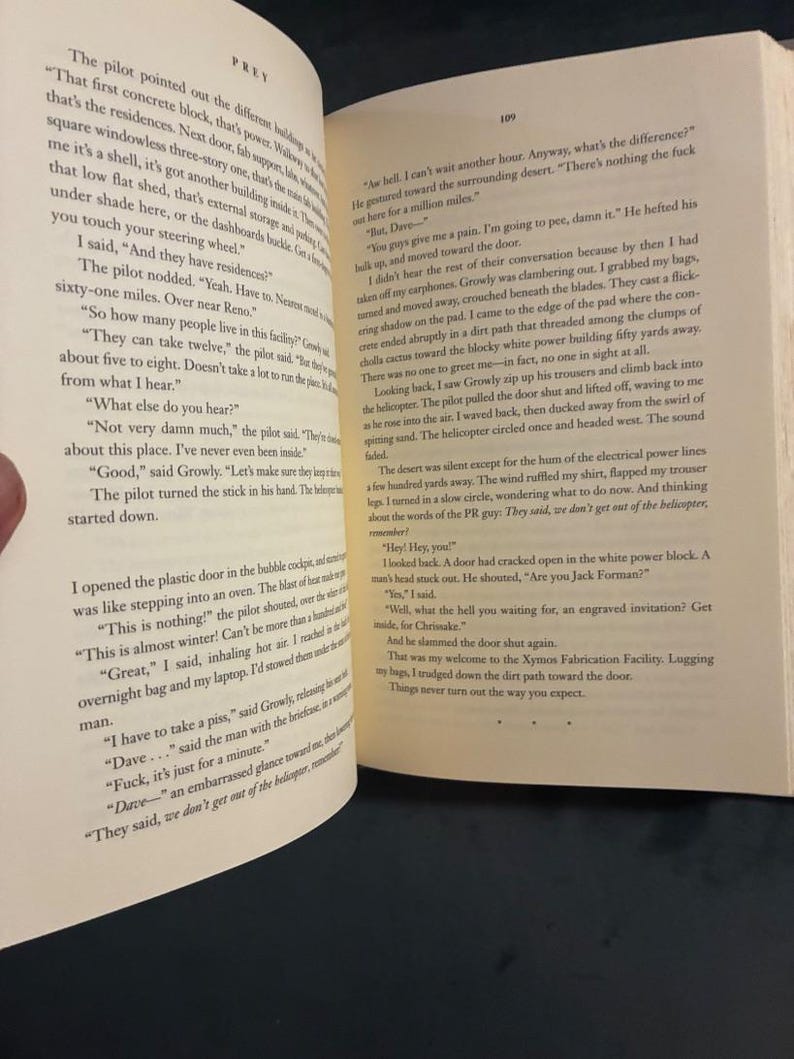 Prey von Michael Crichton, 2002, Erstausgabe, erster Druck, sehr guter bis nahezu neuwertiger Zustand Bild 6
