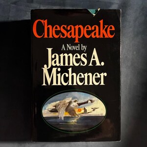 Chesapeake di James Michener Prima edizione Prima stampa Quasi perfetto/Ottimo Copertina rigida immagine 1