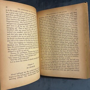 The Adventures of Tom Sawyer by Mark Twain 1944 Whitman Publishing Co.,, Wisconsin Edition Good image 7