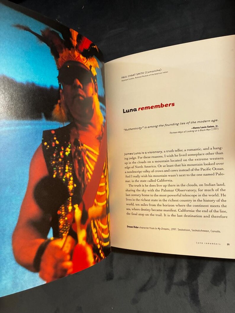 James Luna: Emendatio SIGNED by Luna. Smithsonian First Edition W/ DVD image 10