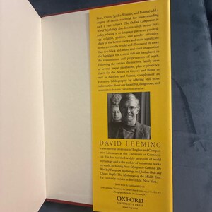 The Oxford Companion to World Mythology by David Leeming First Edition Fine/Fine Hardcover image 6