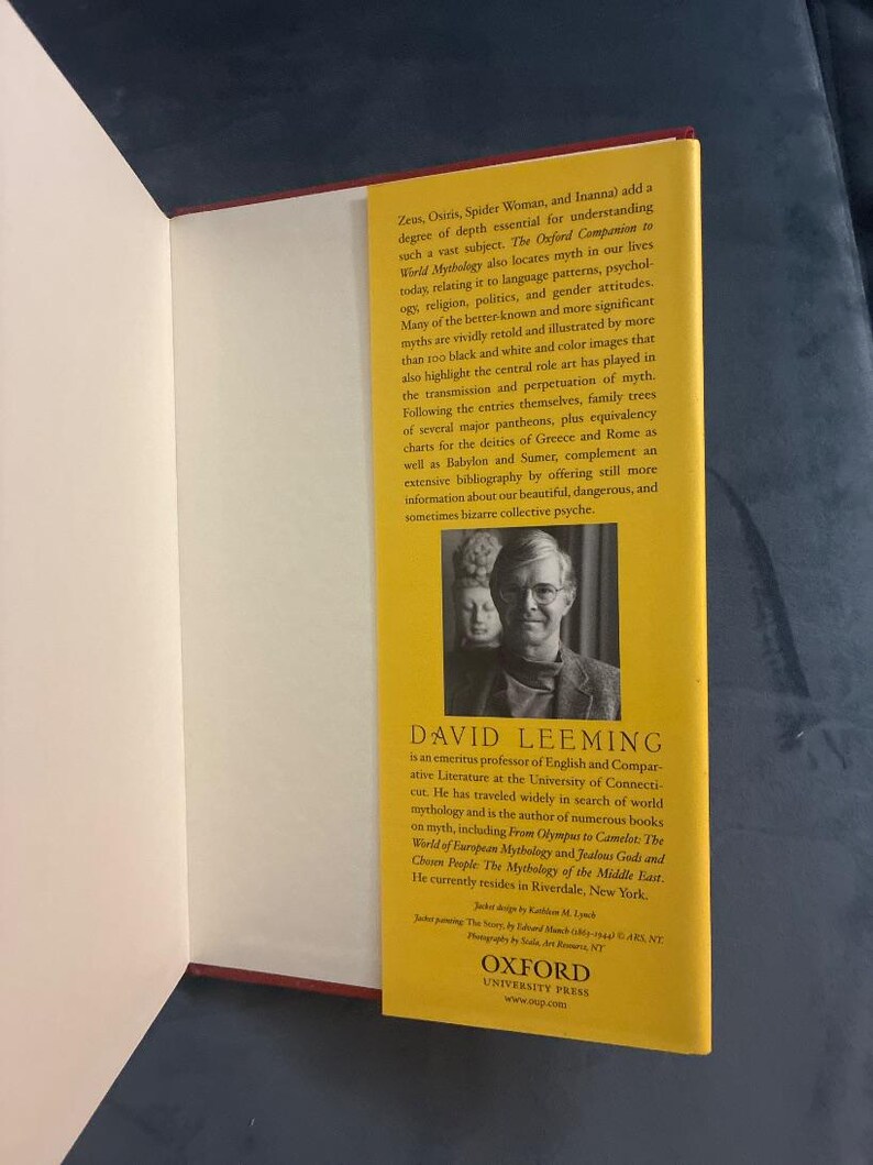 The Oxford Companion to World Mythology by David Leeming First Edition Fine/Fine Hardcover image 6