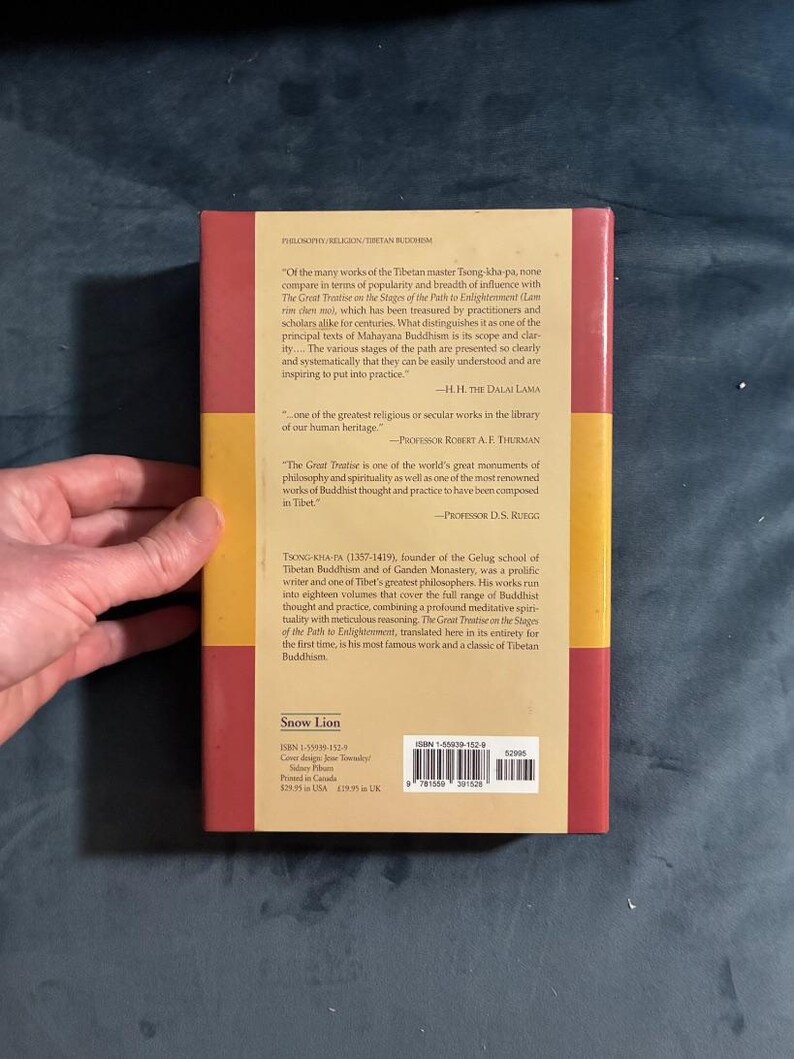 Lamrim Chenmo Volume One, Tsong-kha-pa, Tibetan Buddhist Text (First Edition) image 6