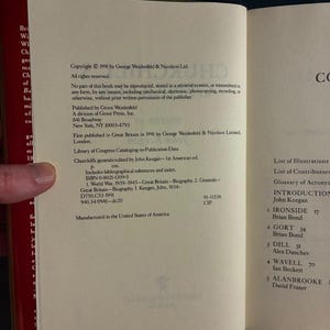 Churchill's Generals by John Keegan 1991 First Edition First Printing Fine/Near Fine Hardcover image 3