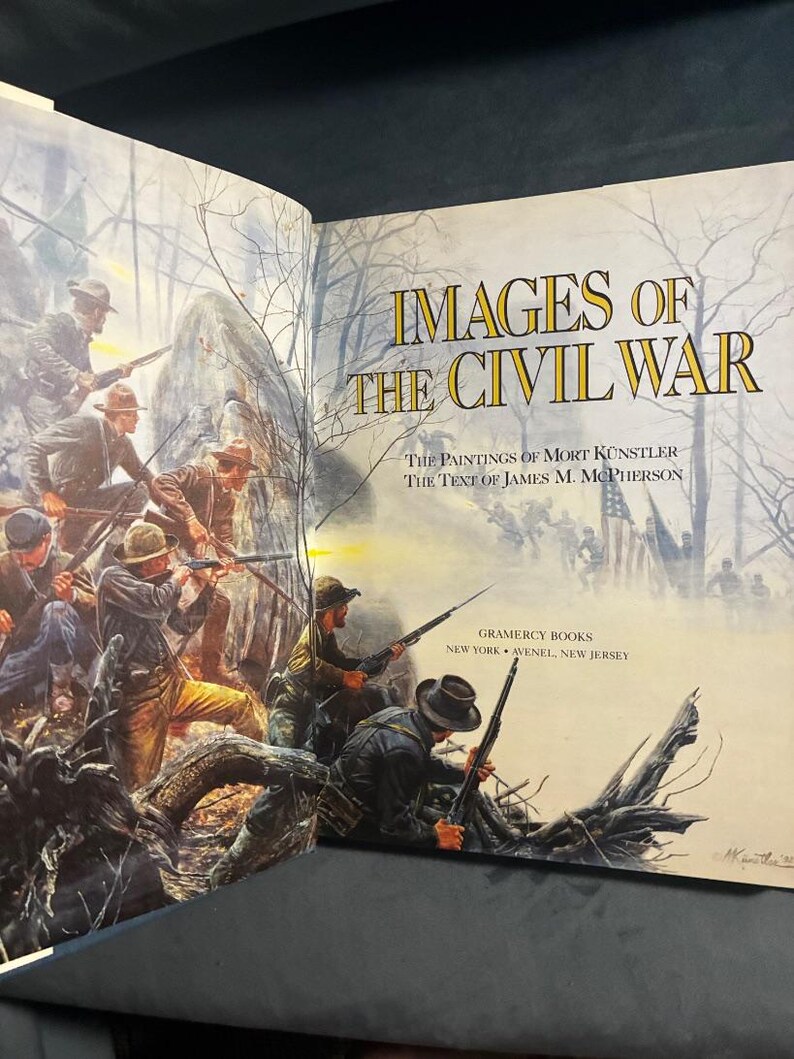 Bilder aus dem Amerikanischen Bürgerkrieg, Mort Künstler und James M. McPherson, 1992, Erste Auflage, Erstdruck, Sehr guter bis neuwertiger Zustand, Hardcover Bild 5