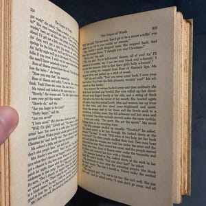 The Grapes of Wrath by John Steinbeck 1939 First Edition Very Good Hardcover image 5