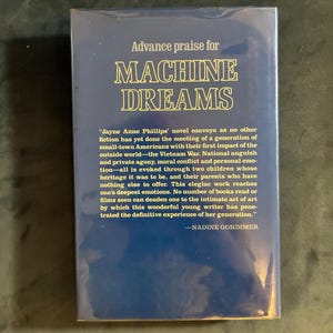 Machine Dreams de Jayne Anne Phillips, signé, première édition, premier tirage, 1984, état excellent/quasi excellent, couverture rigide image 7