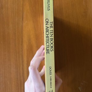Vitruve : Les Dix Livres de l'Architecture (Traduction de Morgan) - État proche du neuf (broché) image 4