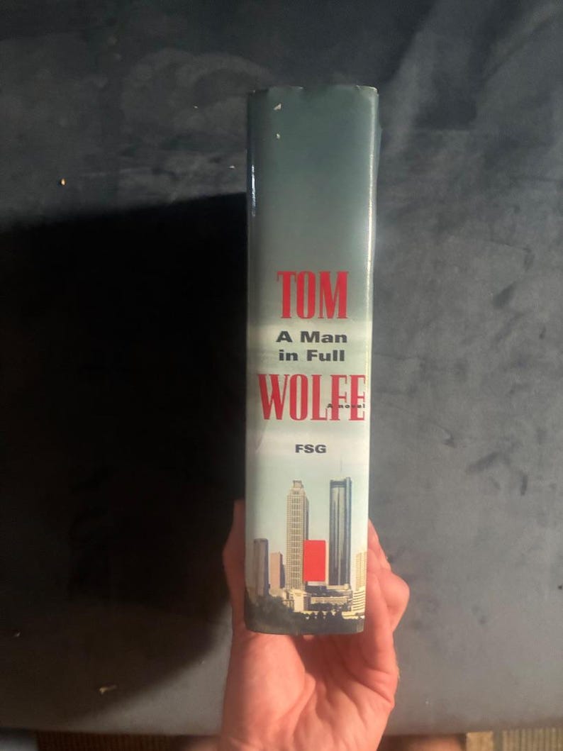 A Man in Full by Tom Wolfe First Edition First Printing Near Fine/Very Good Hardcover image 8