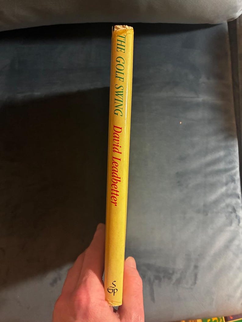 The Golf Swing by David Leadbetter 1990 First Edition Second Printing Near Fine/VG+ Hardcover image 7
