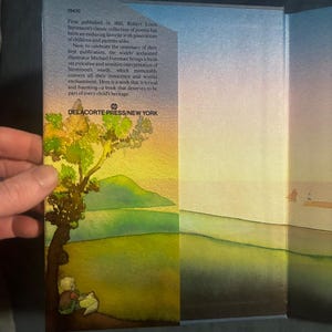 Un jardín de versos para niños de Robert Louis Stevenson 1985 Primera edición Primera impresión Excelente/Excelente imagen 3