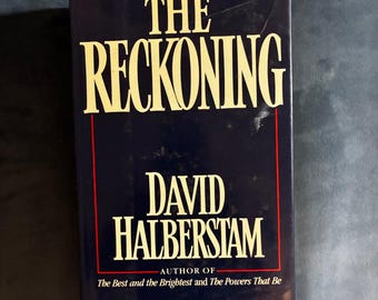 The Reckoning by David Halberstam 1986 First Edition First Printing Fine/Near Fine