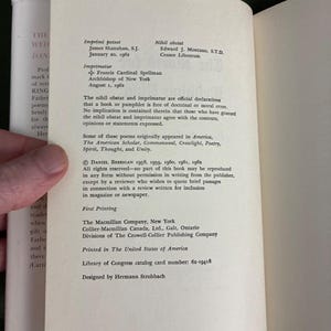 Signed First Edition The World for Wedding Ring by Daniel Berrigan Hardcover Poems image 2