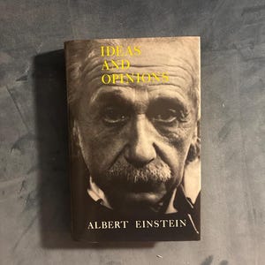 Albert Einstein Ideas and Opinions Hardcover Book (Later Edition) image 1