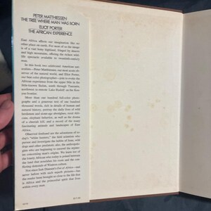 The Tree Where Man Was Born Peter Matthiessen First Edition Hardcover (1972) image 4