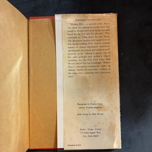 A Segunda Vinda, de Walker Percy, 1980, Primeira Edição, Primeira Impressão, Ótimo/Muito Bom imagem 2