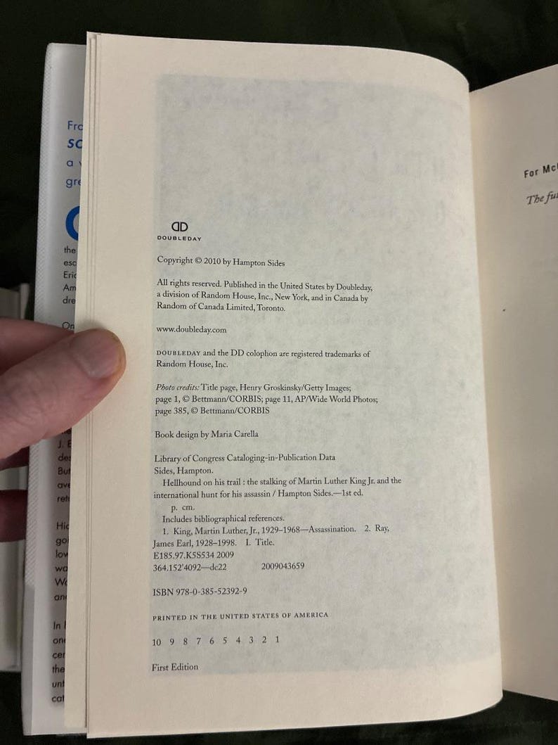 Hellhound on His Trail: Martin Luther King Jr. Assassin Hunt Book (First Edition) image 2
