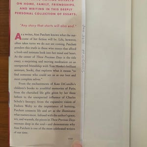 These Precious Days by Ann Patchett Signed 2021 First Edition First Printing Fine/Fine image 4